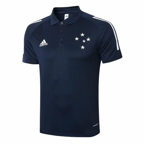 Polo Cruzeiro 2020-21 Blau Marine